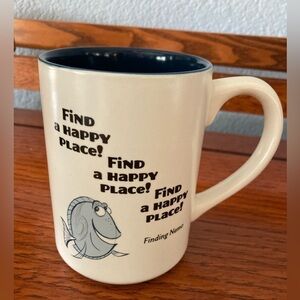 Disney Finding Nemo Dory Cup Find a Happy Place!Hallmark Mug Tea Coffee Cup